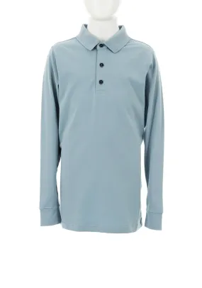 1880 Club Boys Long Sleeve Polo Shirt, Blue