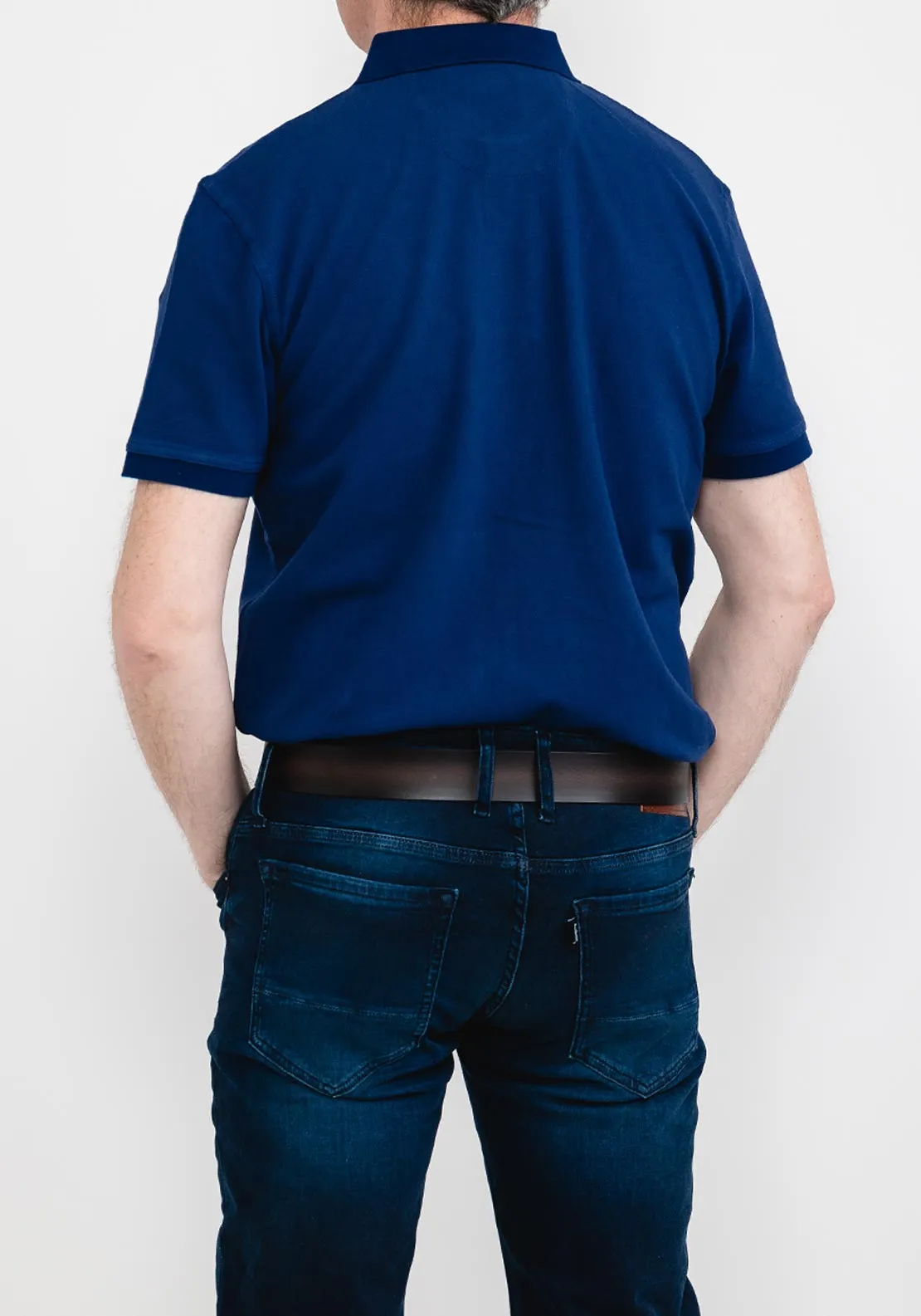 6th Sense Danny Polo Shirt, Blue Depths