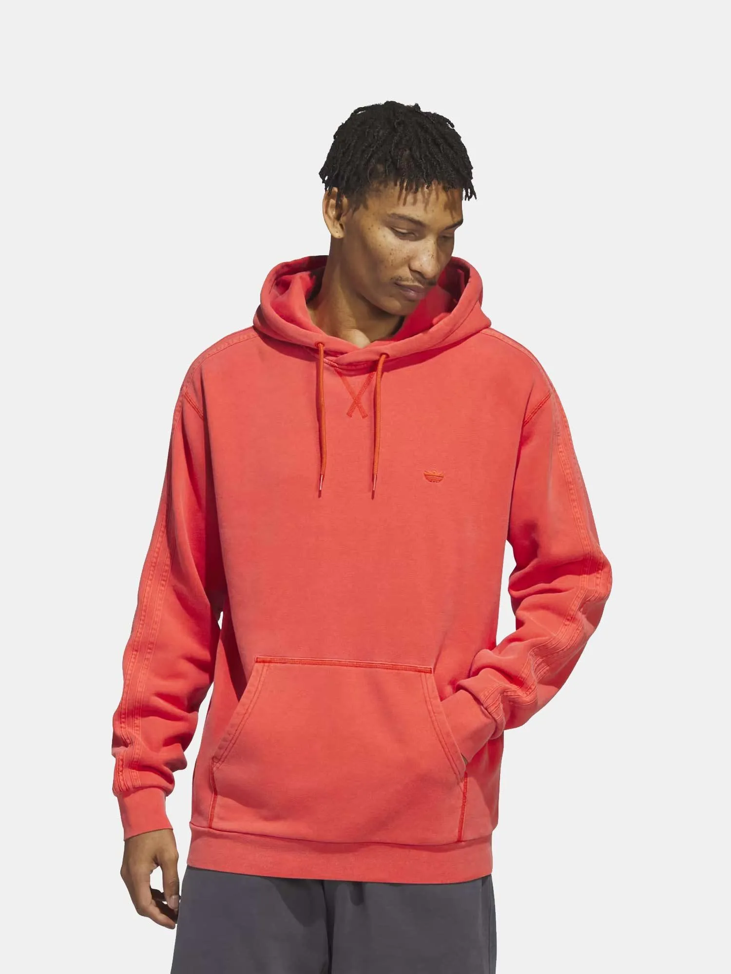 Adidas Featherweight Shmoofoil Hoodie - Preloved Red
