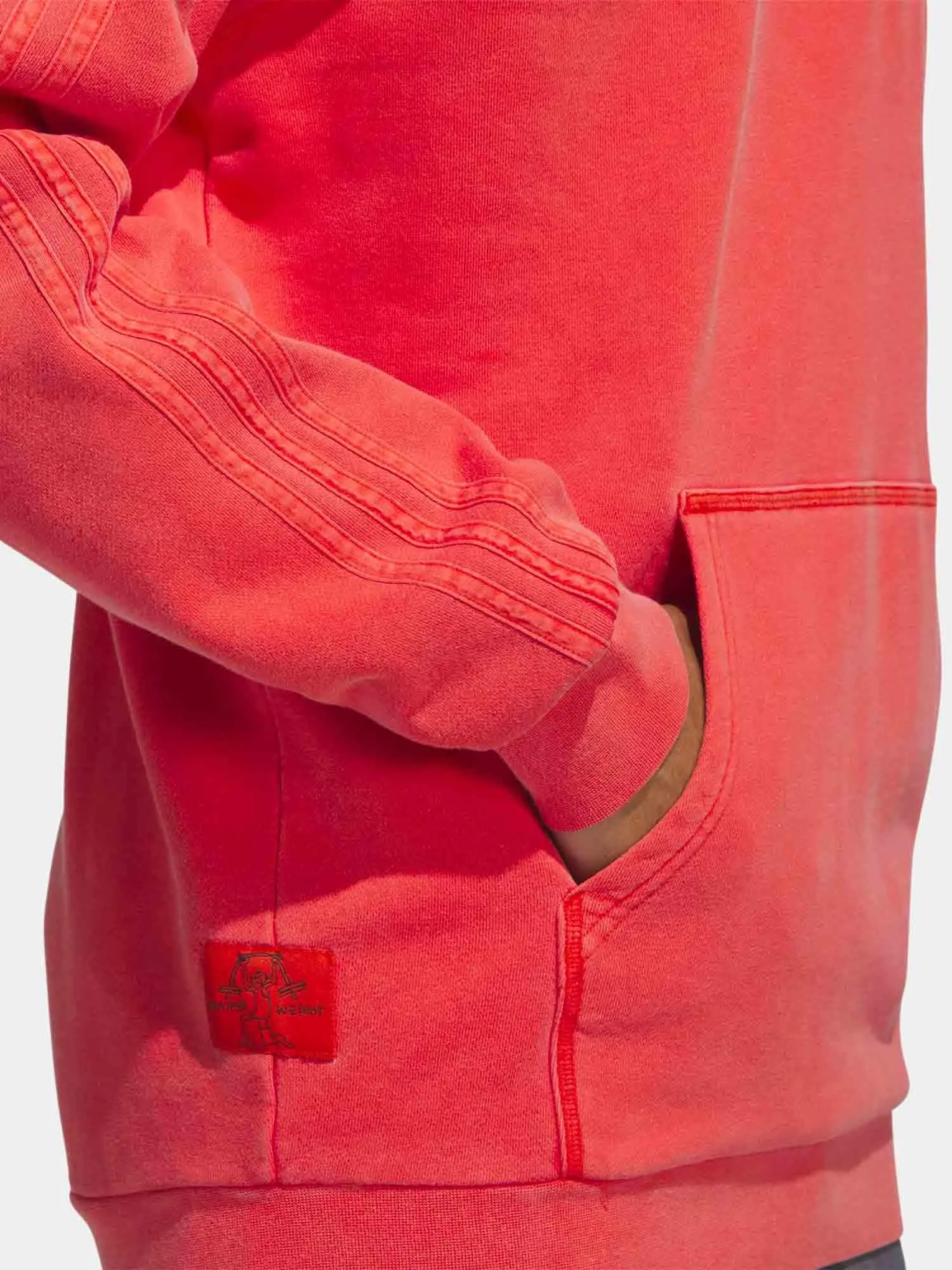 Adidas Featherweight Shmoofoil Hoodie - Preloved Red