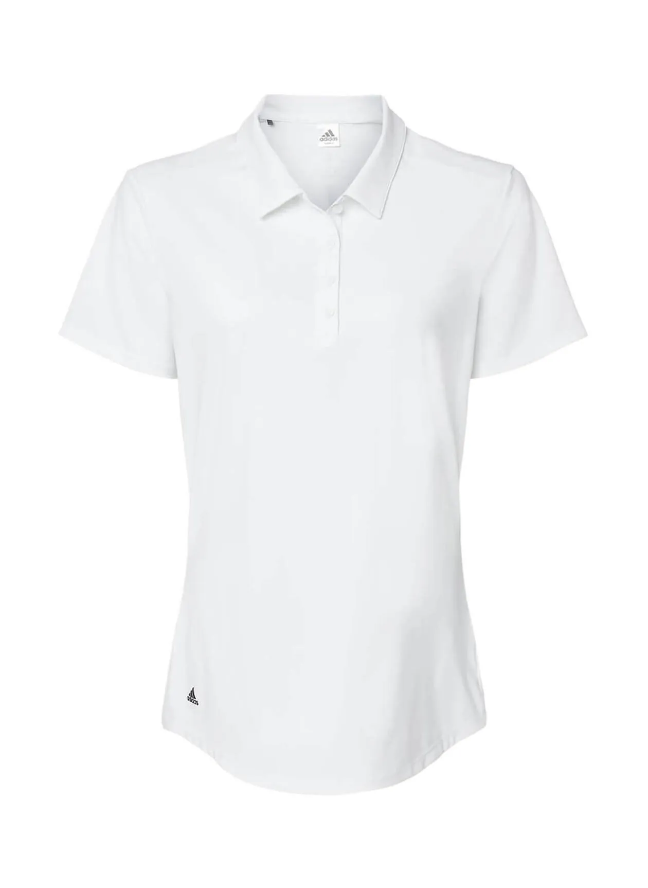 Adidas Women&#x27;s White Adidas  Ultimate Solid Polo A515