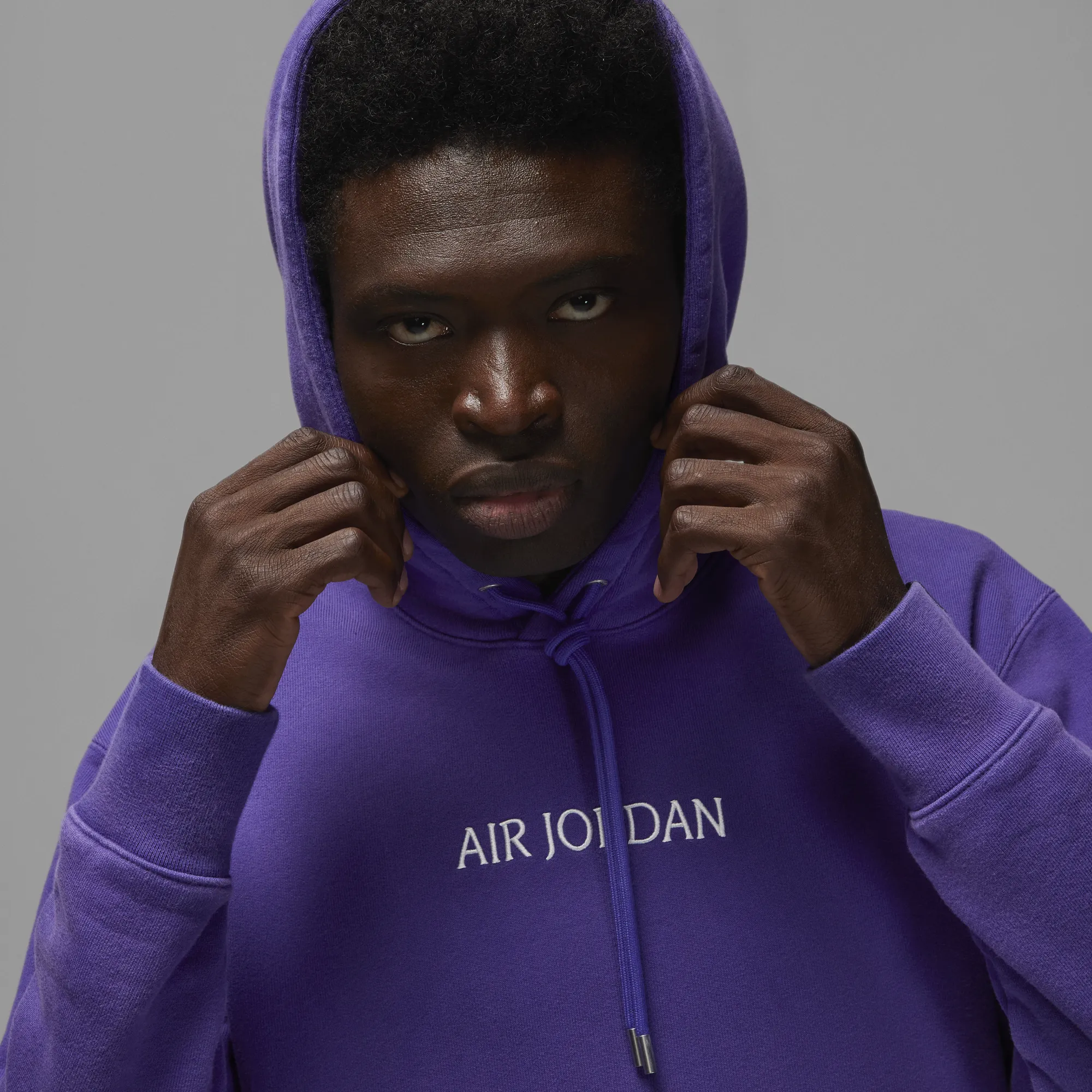 Air Jordan Mens Wordmark Fleece Hoodie