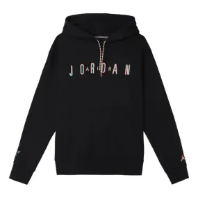 Air Jordan Sport Dna Velvet Jacket Men's Black Sweatshirt, black
