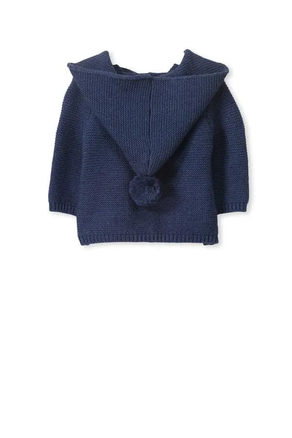 Baby Knit Jacket - Blue Marle (Milky Baby)