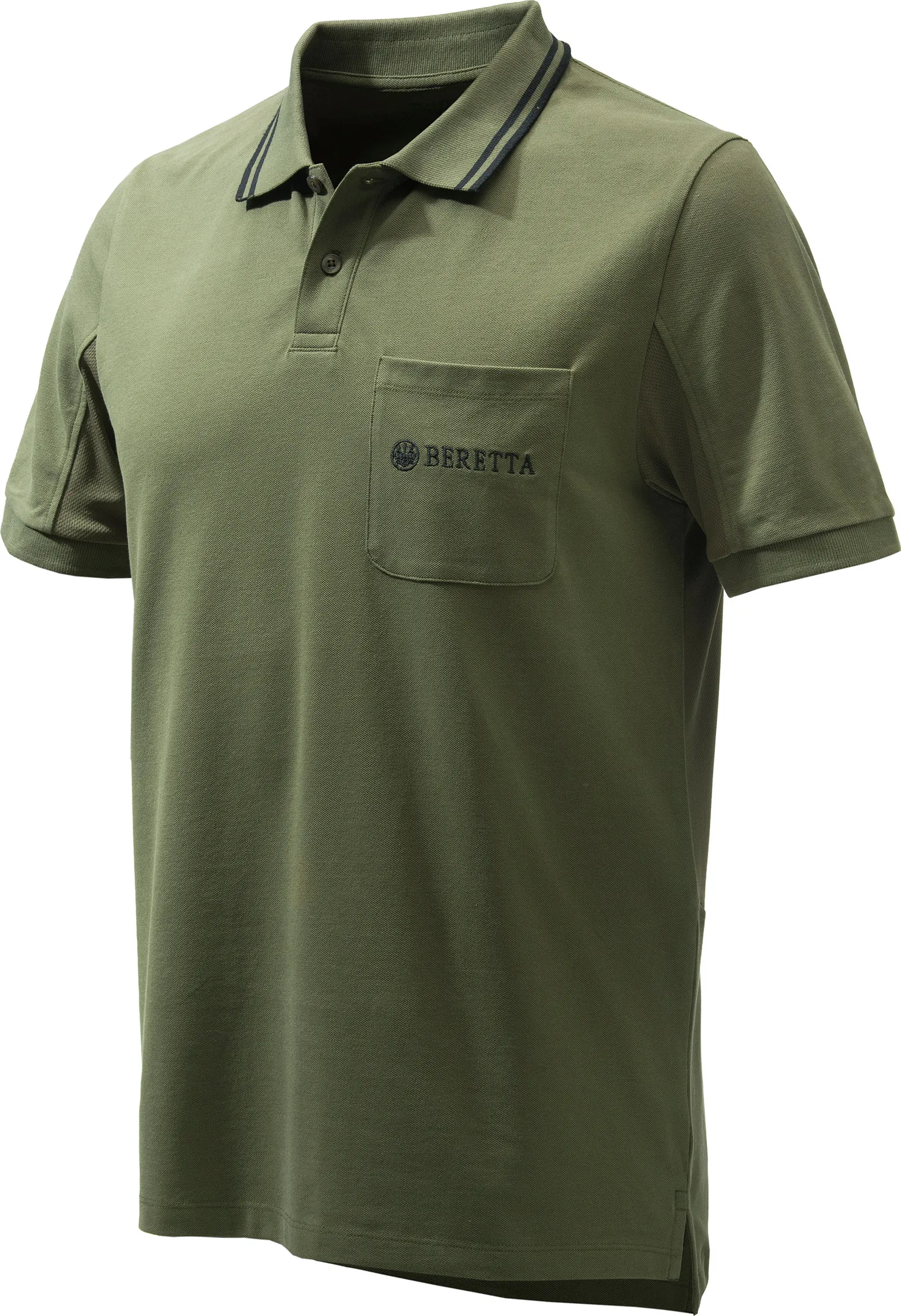 Beretta Men&#x27;s Airmesh Polo Ss Green | Buy Beretta Men&#x27;s Airmesh Polo Ss Green here | Outnorth