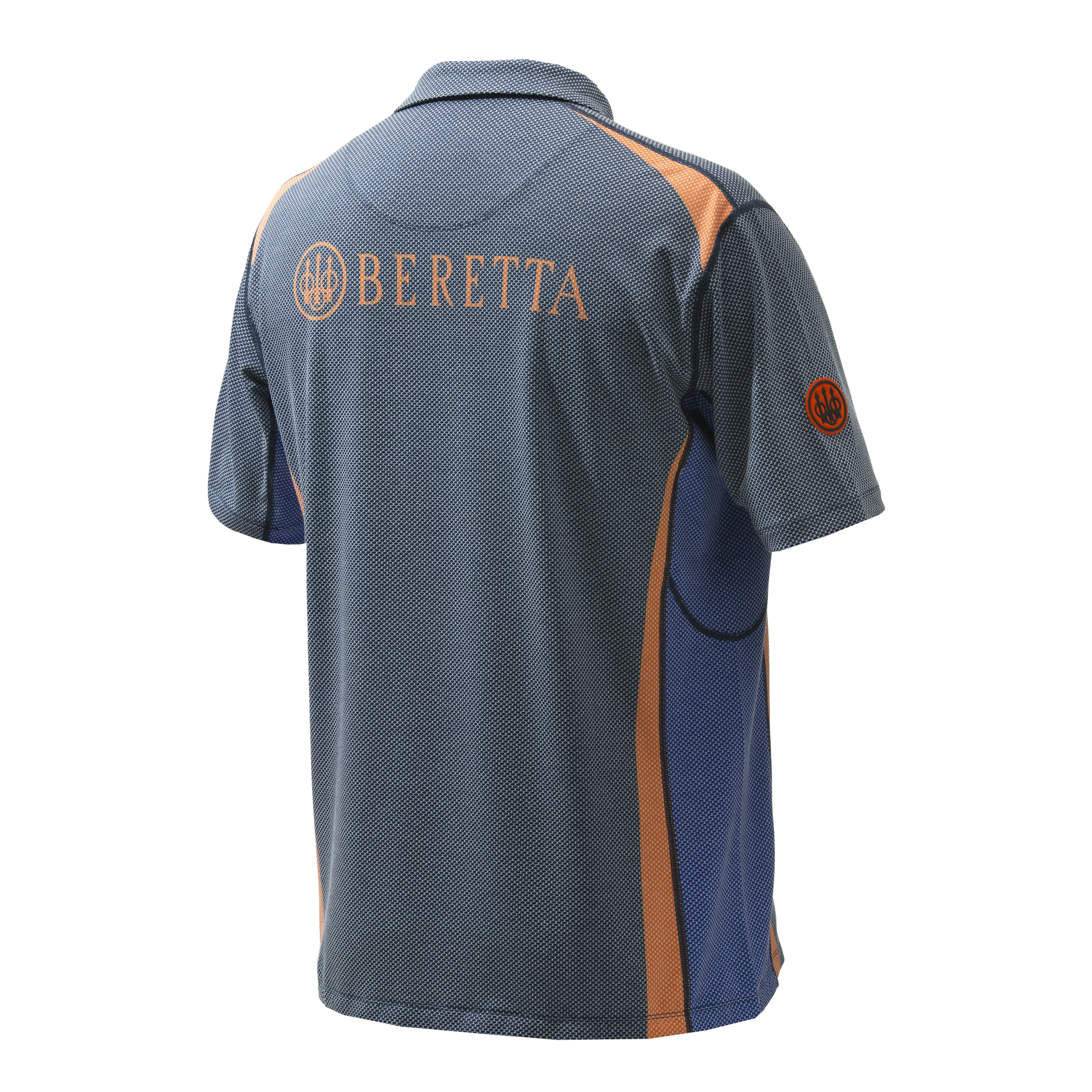 Beretta Men&#x27;s Rush Polo Blue &amp; Orange | Buy Beretta Men&#x27;s Rush Polo Blue &amp; Orange here | Outnorth