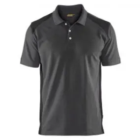 Bl&#xE5;kl&#xE4;der&#x20;3324-1050&#x20;Pique&#x20;Polo&#x20;Shirt&#x20;-&#x20;Mid&#x20;Grey&#x2F;Black