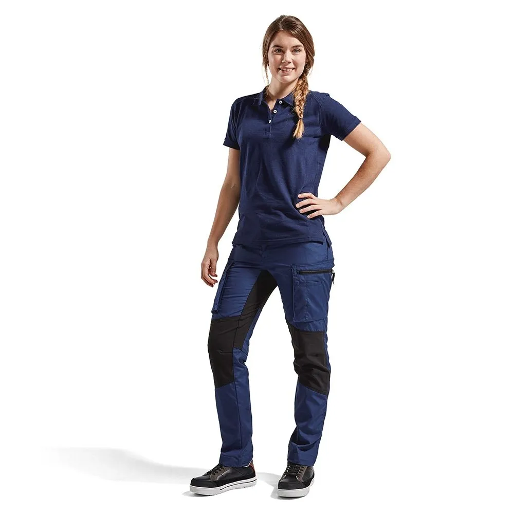 Bl&#xE5;kl&#xE4;der&#x20;3390-1050&#x20;Women&#x27;s&#x20;Pique&#x20;Polo&#x20;Shirt&#x20;-&#x20;Navy