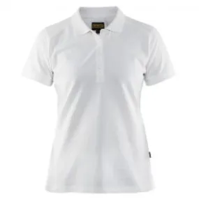 Bl&#xE5;kl&#xE4;der&#x20;3390-1050&#x20;Women&#x27;s&#x20;Pique&#x20;Polo&#x20;Shirt&#x20;-&#x20;White