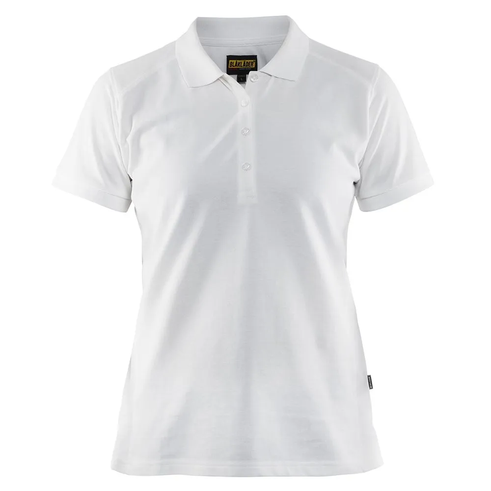 Bl&#xE5;kl&#xE4;der&#x20;3390-1050&#x20;Women&#x27;s&#x20;Pique&#x20;Polo&#x20;Shirt&#x20;-&#x20;White