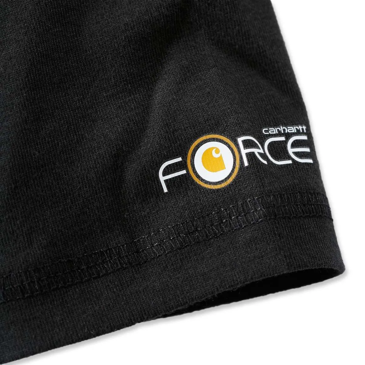 Carhartt&#x20;103569&#x20;Force&#xAE;&#x20;Cotton&#x20;Delmont&#x20;Pocket&#x20;Polo&#x20;-&#x20;Black