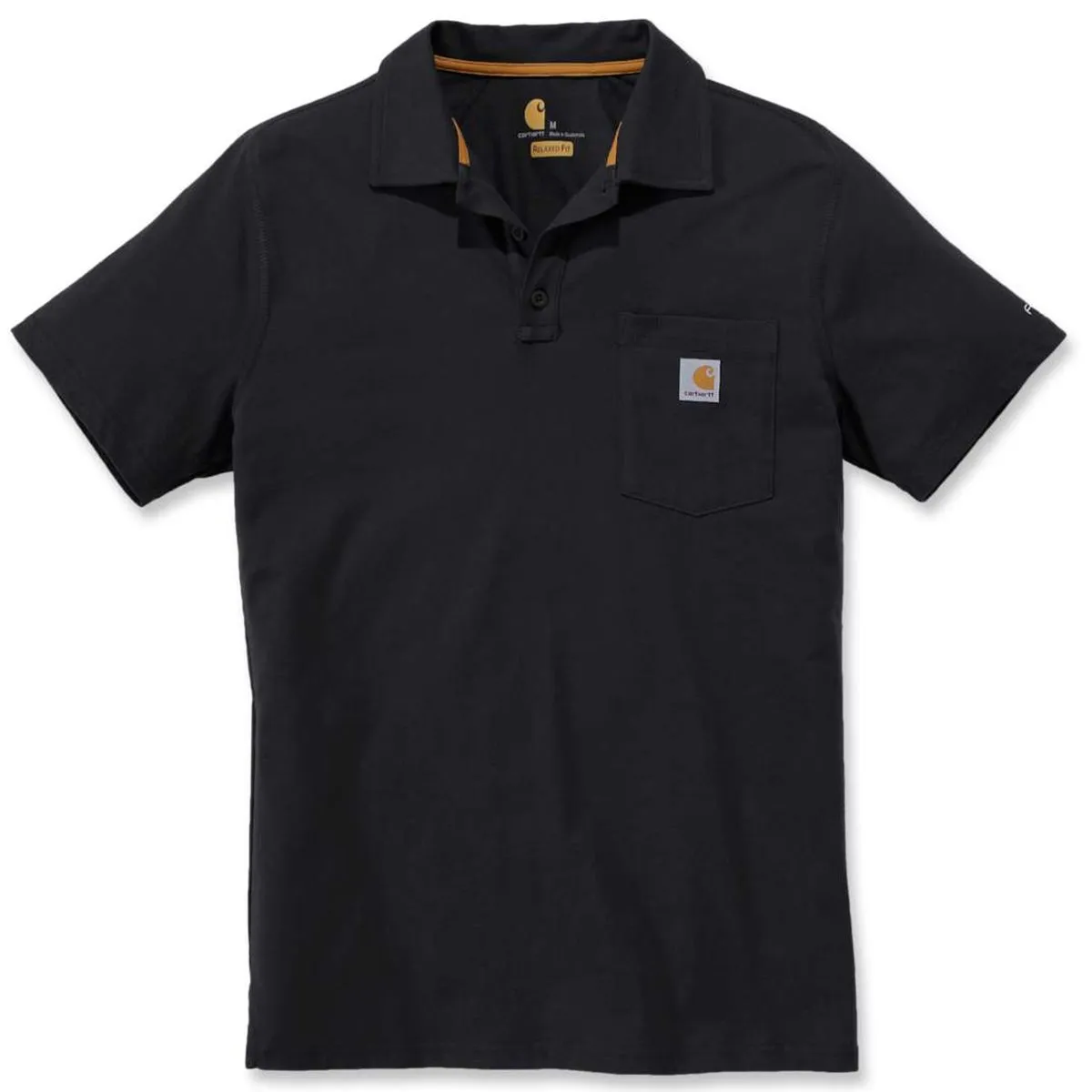 Carhartt&#x20;103569&#x20;Force&#xAE;&#x20;Cotton&#x20;Delmont&#x20;Pocket&#x20;Polo&#x20;-&#x20;Navy