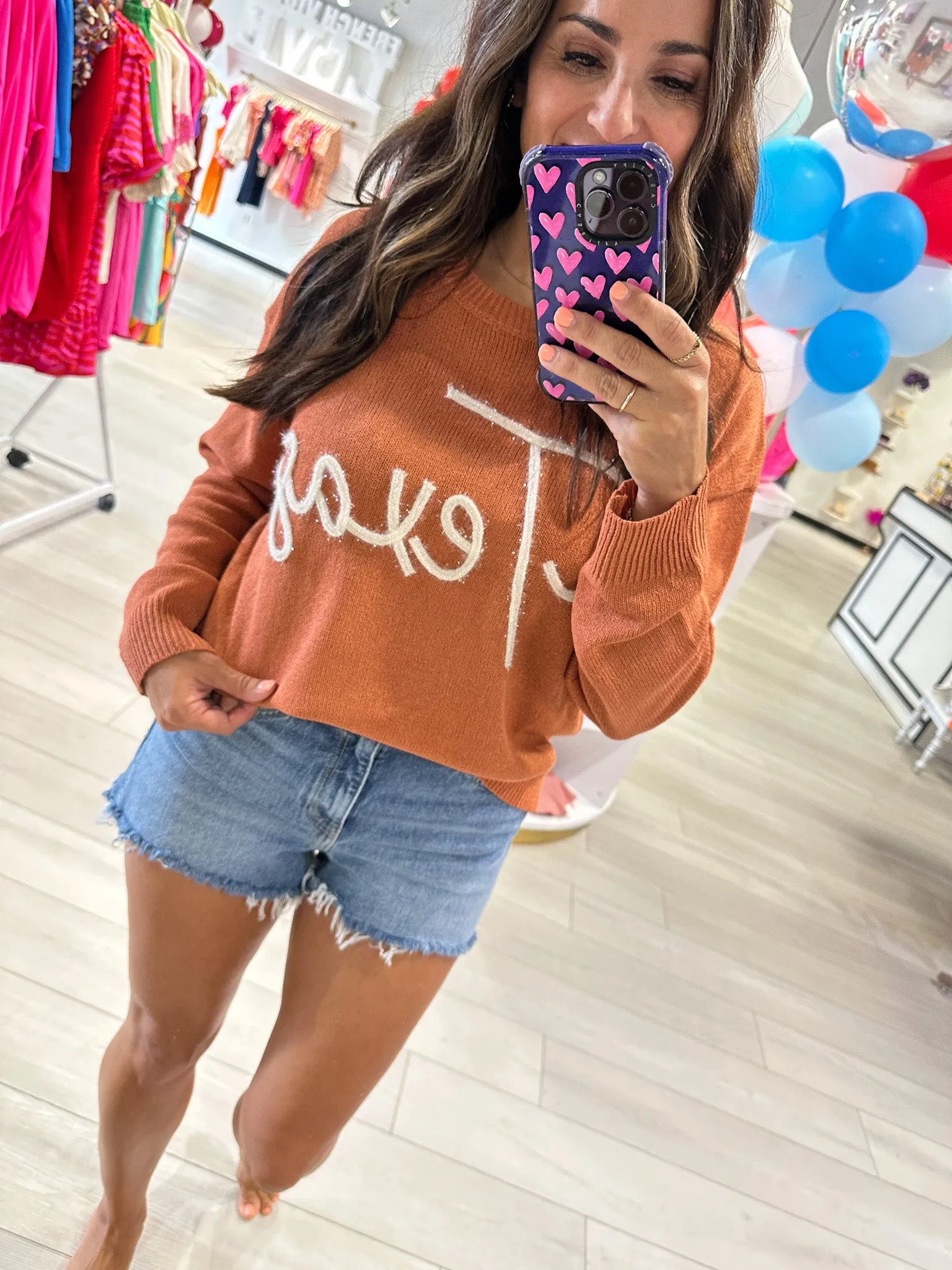 Deep In The Heart Sweater