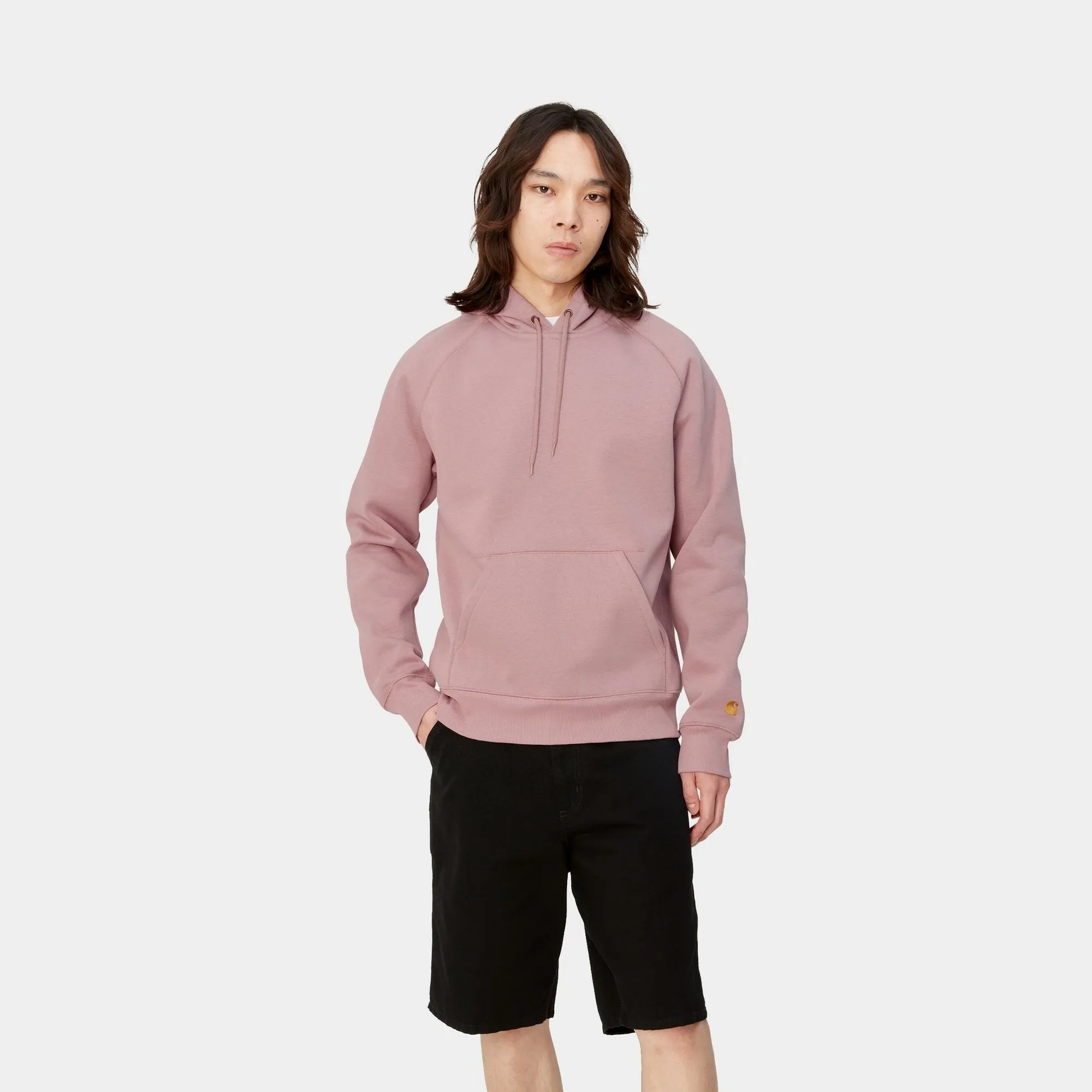Hooded Chase Sweatshirt | Glassy Pink