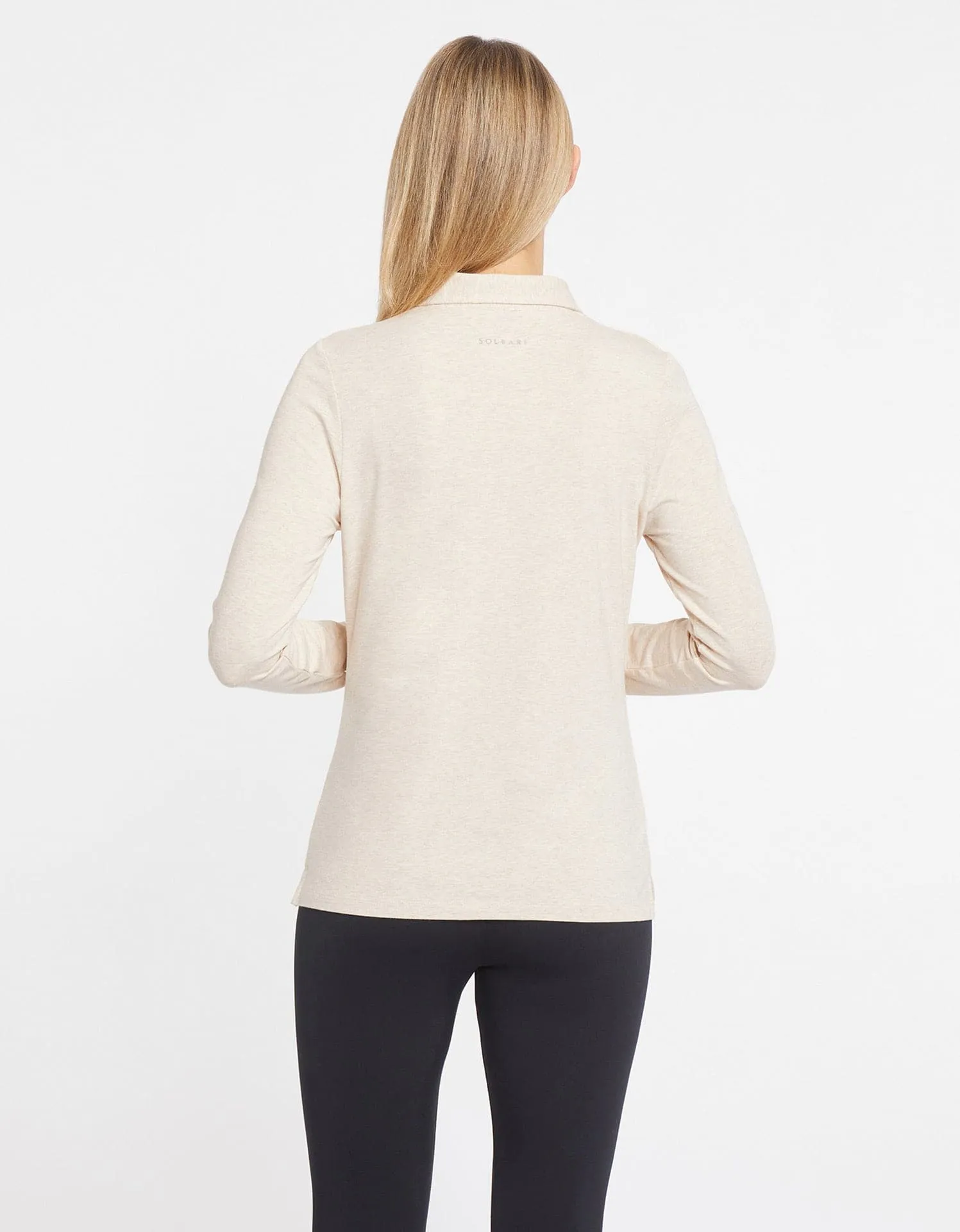 Long Sleeve Polo Shirt UPF 50 
