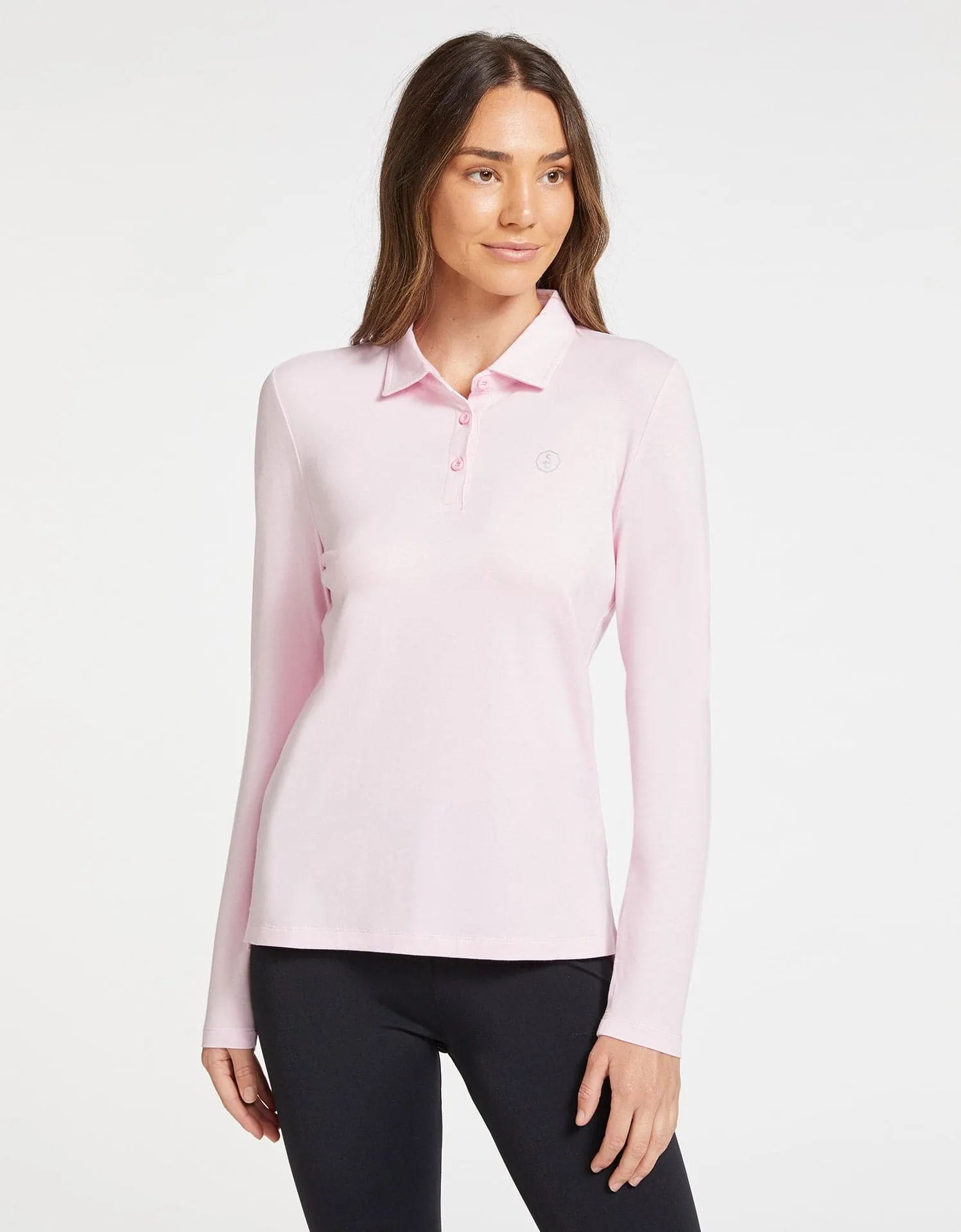 Long Sleeve Polo Shirt UPF 50 