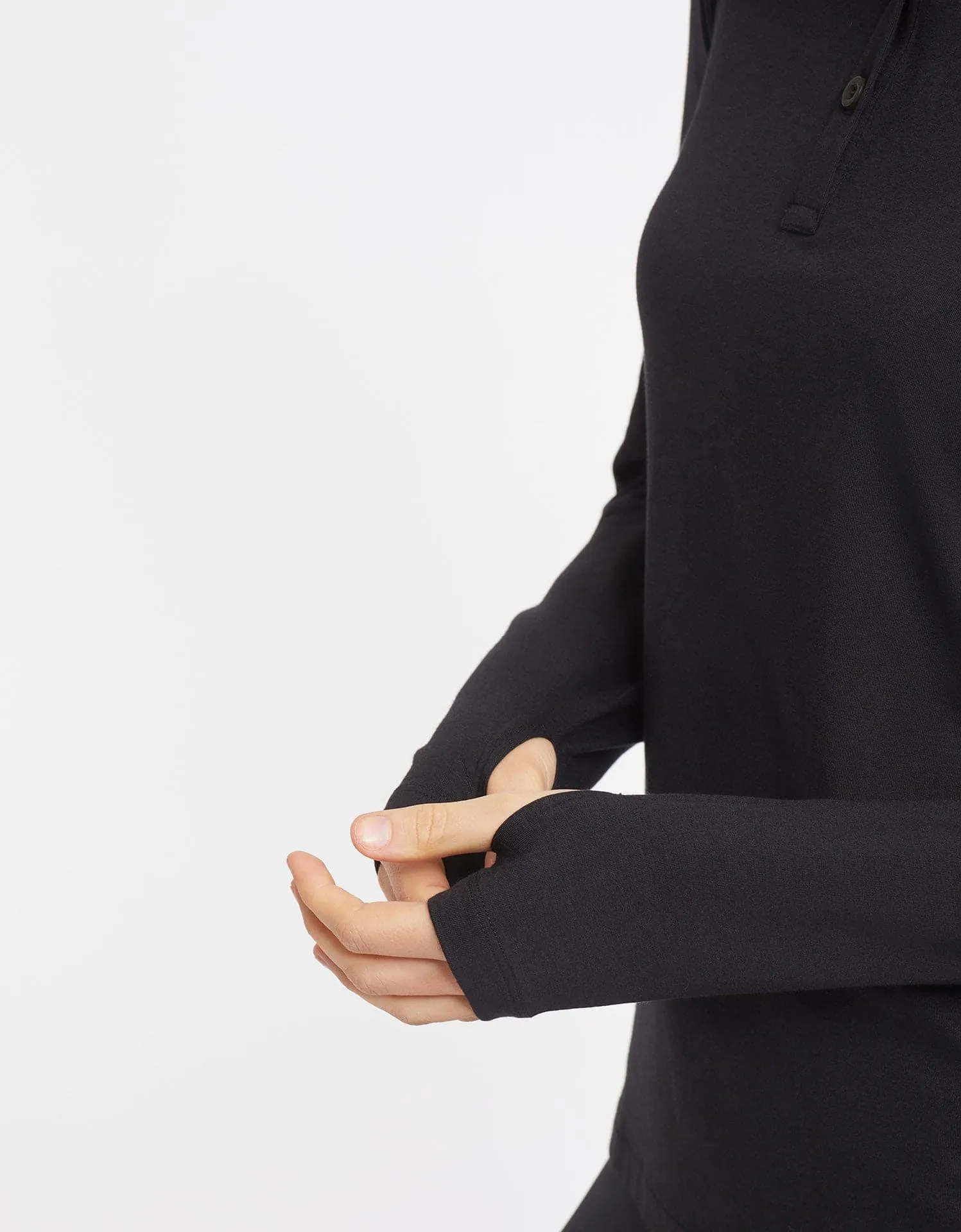 Long Sleeve Polo Shirt UPF 50 