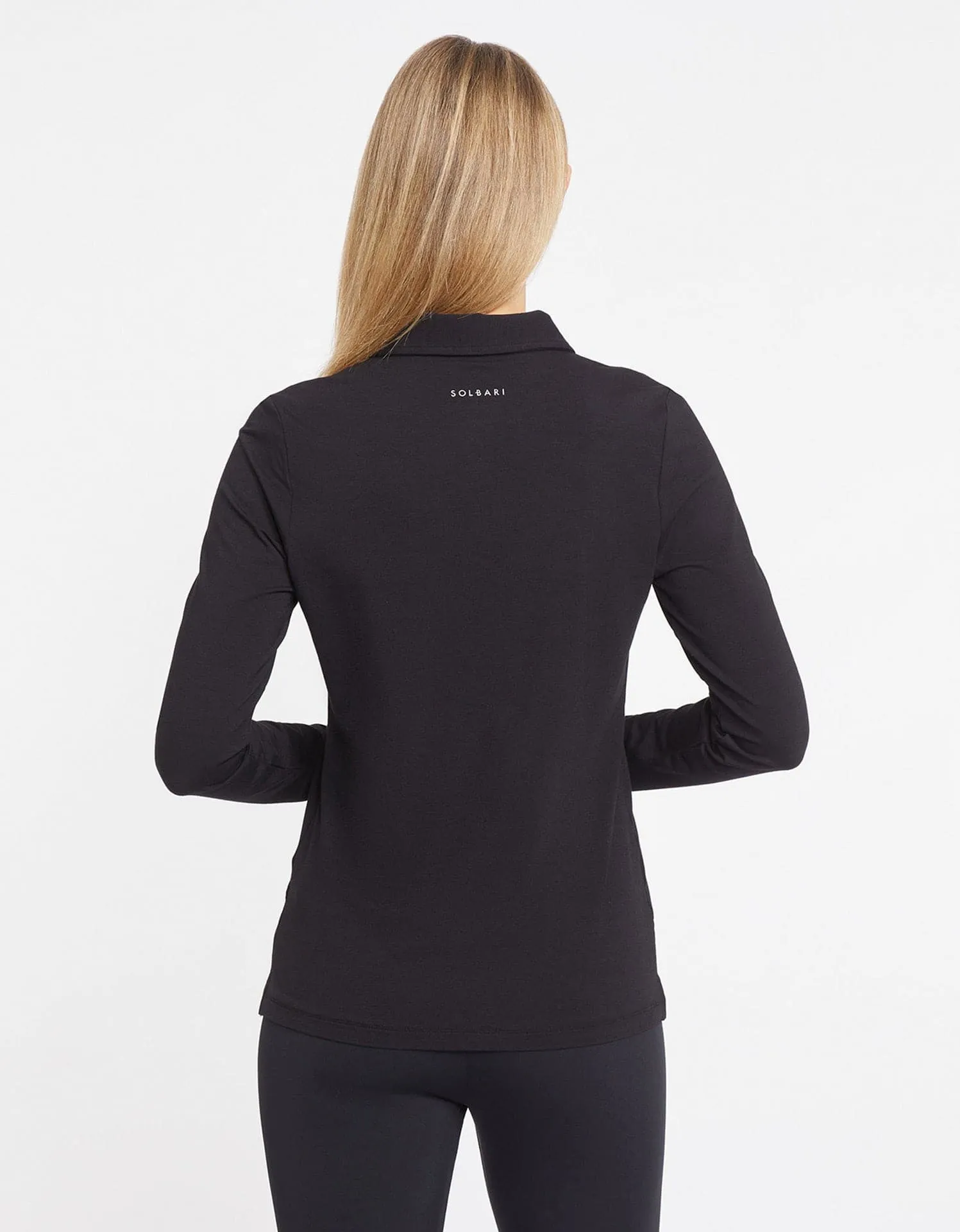 Long Sleeve Polo Shirt UPF 50 