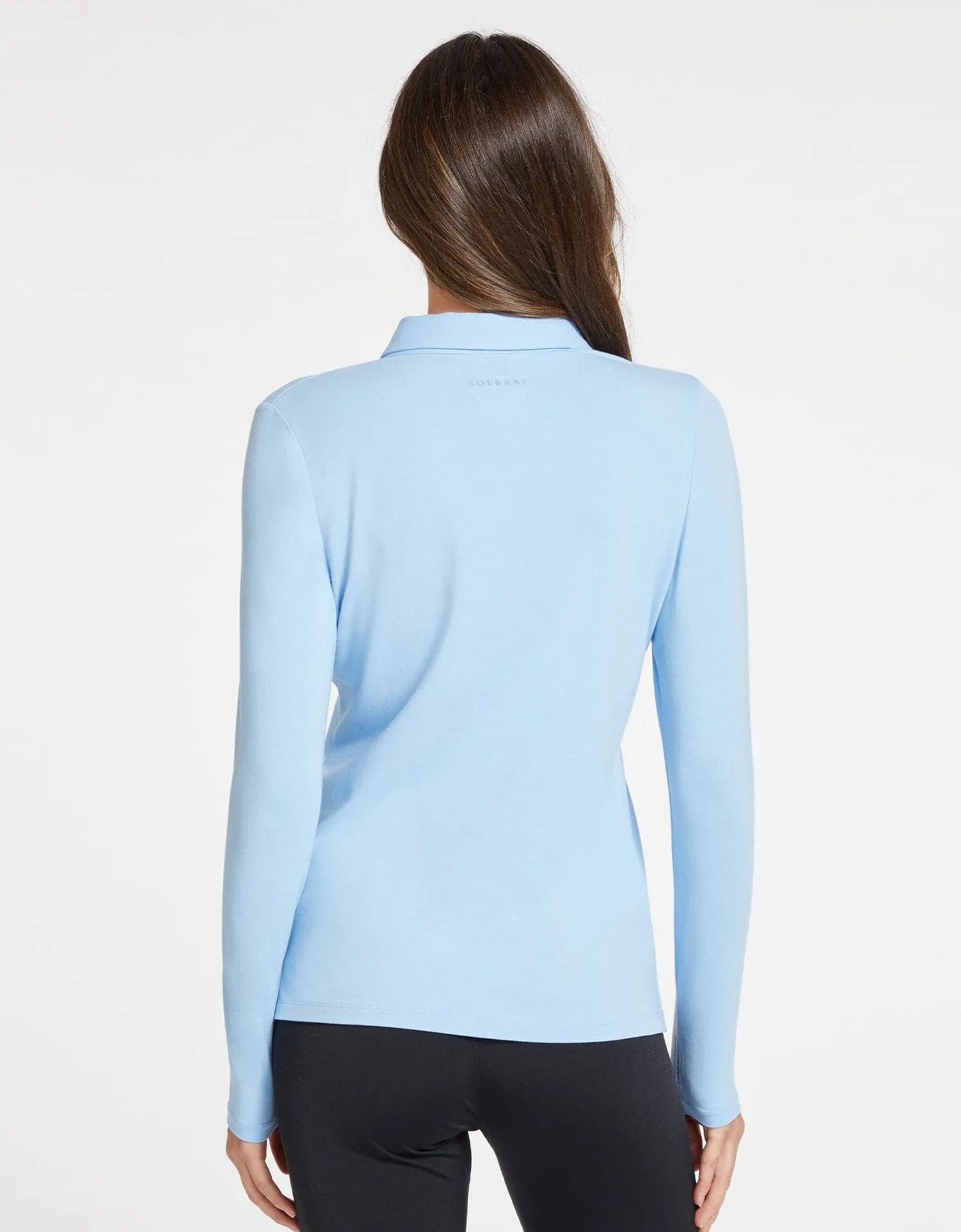 Long Sleeve Polo Shirt UPF 50 