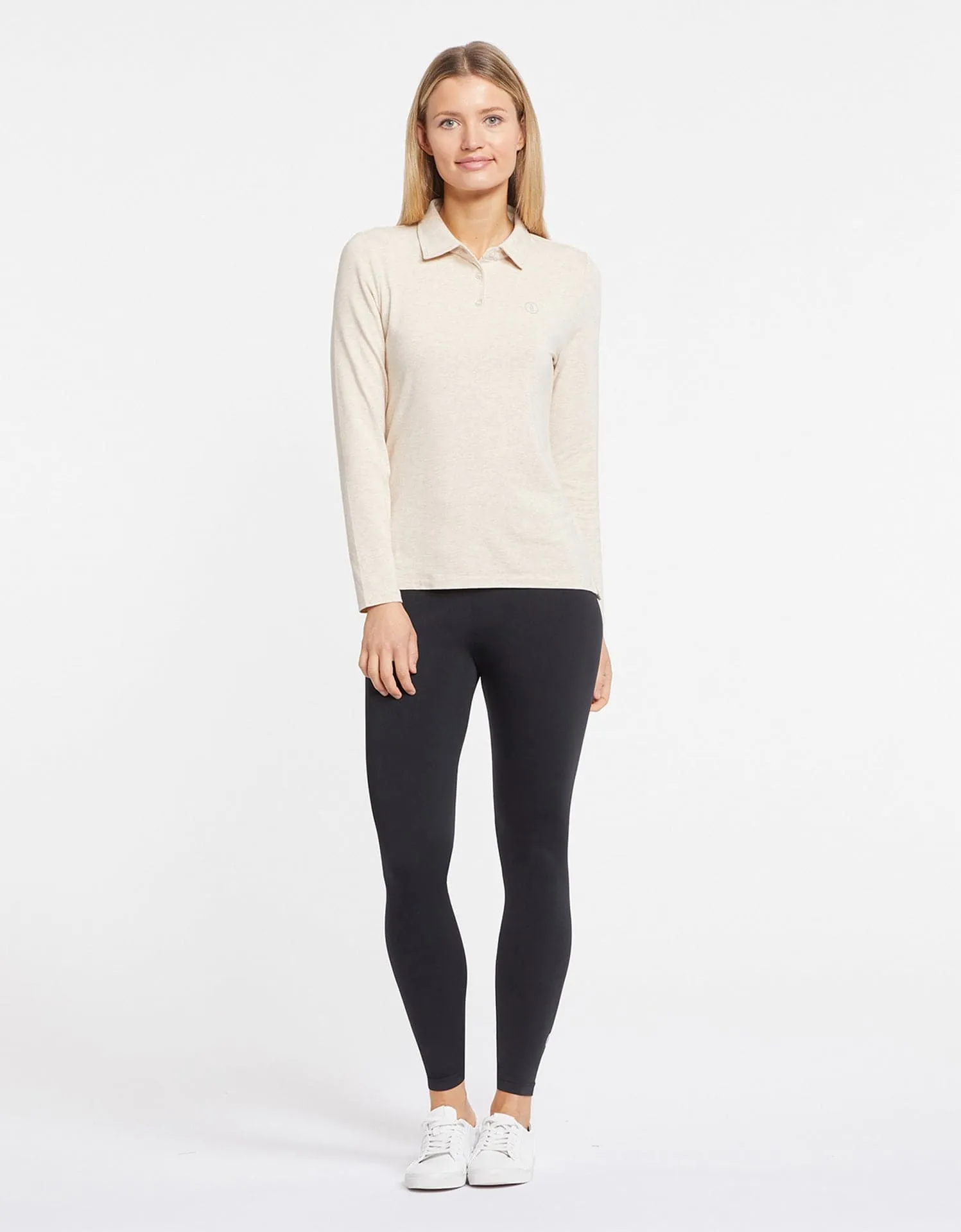 Long Sleeve Polo Shirt UPF 50 