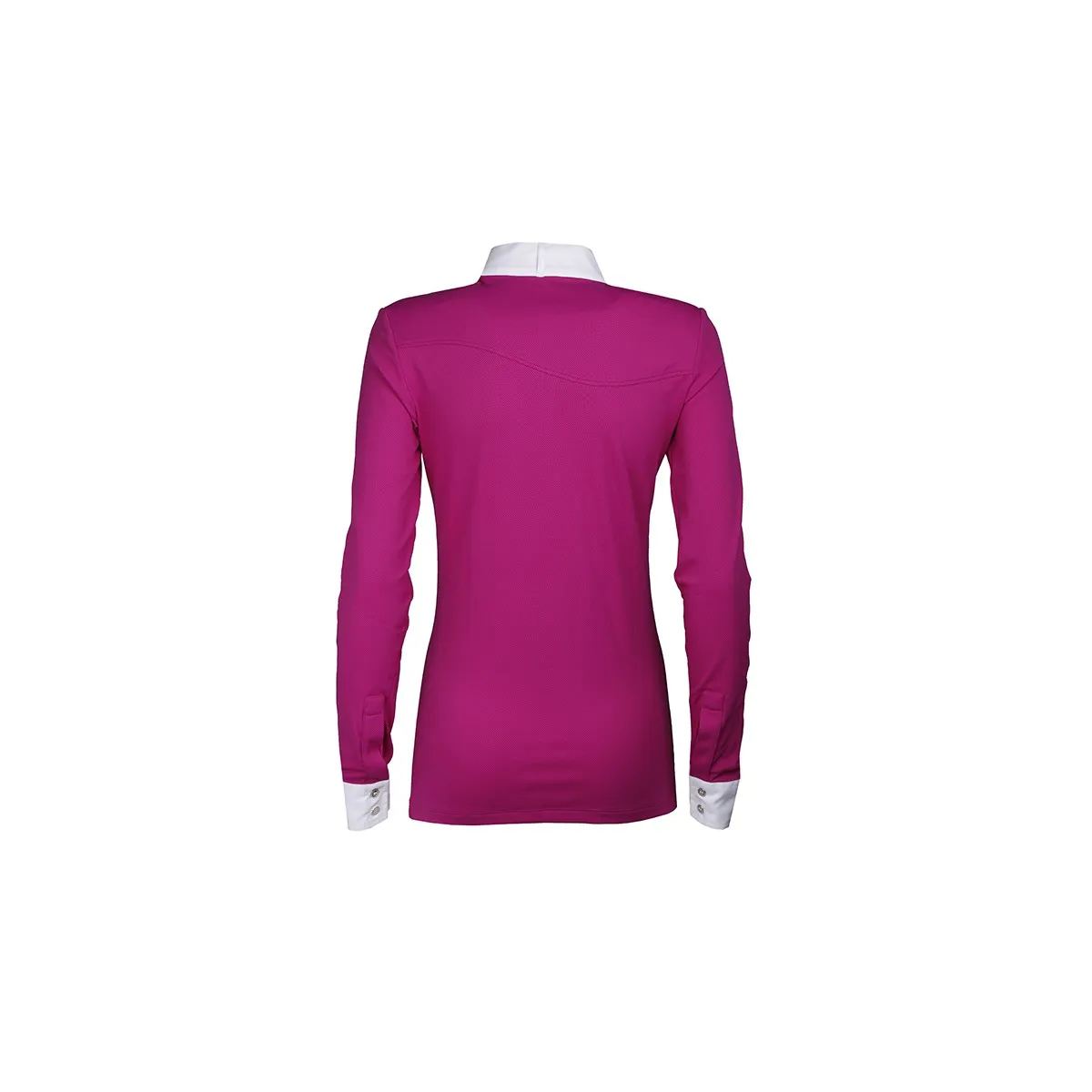 LONG SLEEVED COMPETITION POLO BICA BY ANIMO IN PIQUET Women Cyclamen