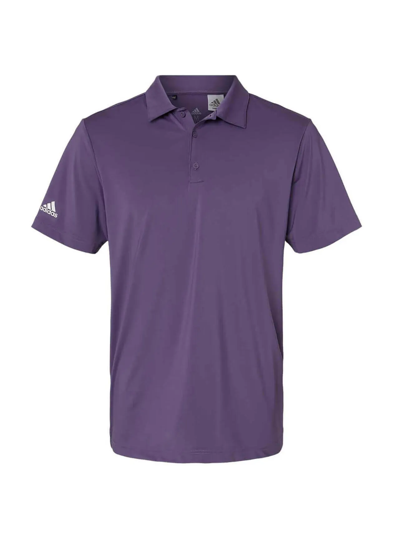 Men&#x27;s Adidas Ultimate Solid Polo A514 Tech Purple