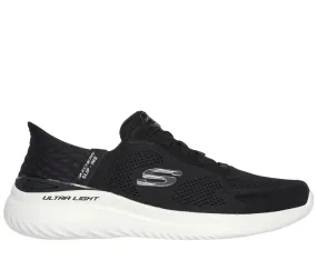Pantofi sport, barbati, SKECHERS BOUNDER EMERGED SLIP-INS 232459-BKW negru, textil