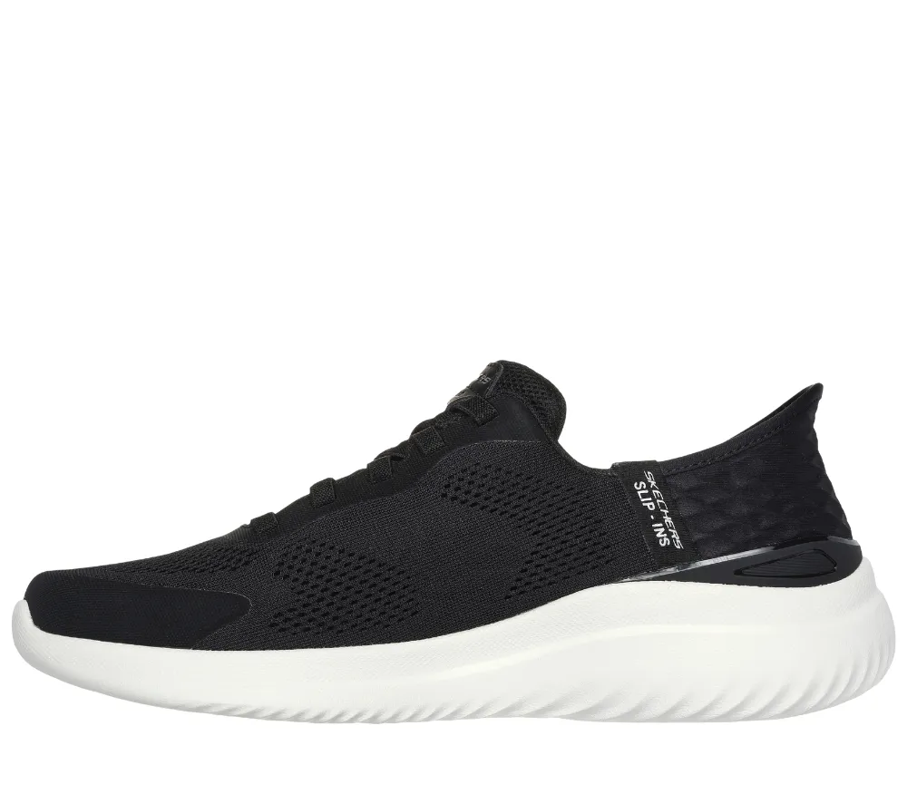 Pantofi sport, barbati, SKECHERS BOUNDER EMERGED SLIP-INS 232459-BKW negru, textil