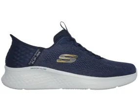 Pantofi sport, barbati, SKECHERS SKECH-LITE PRO-PRIMEBASE SLIP-INS 232466-NVYL bleumarin, textil