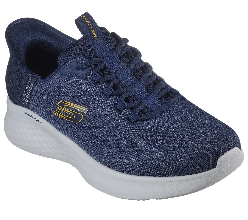 Pantofi sport, barbati, SKECHERS SKECH-LITE PRO-PRIMEBASE SLIP-INS 232466-NVYL bleumarin, textil
