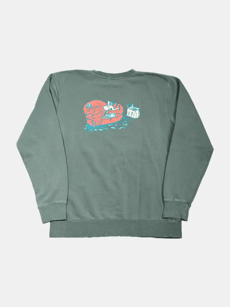 Passport Unlucky In Love Sweater - Alpine