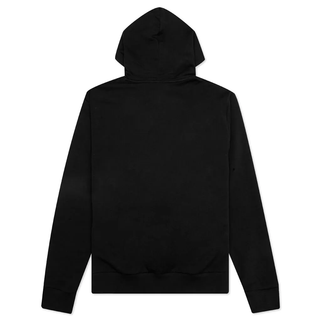 Printed Hoodie - Black/White