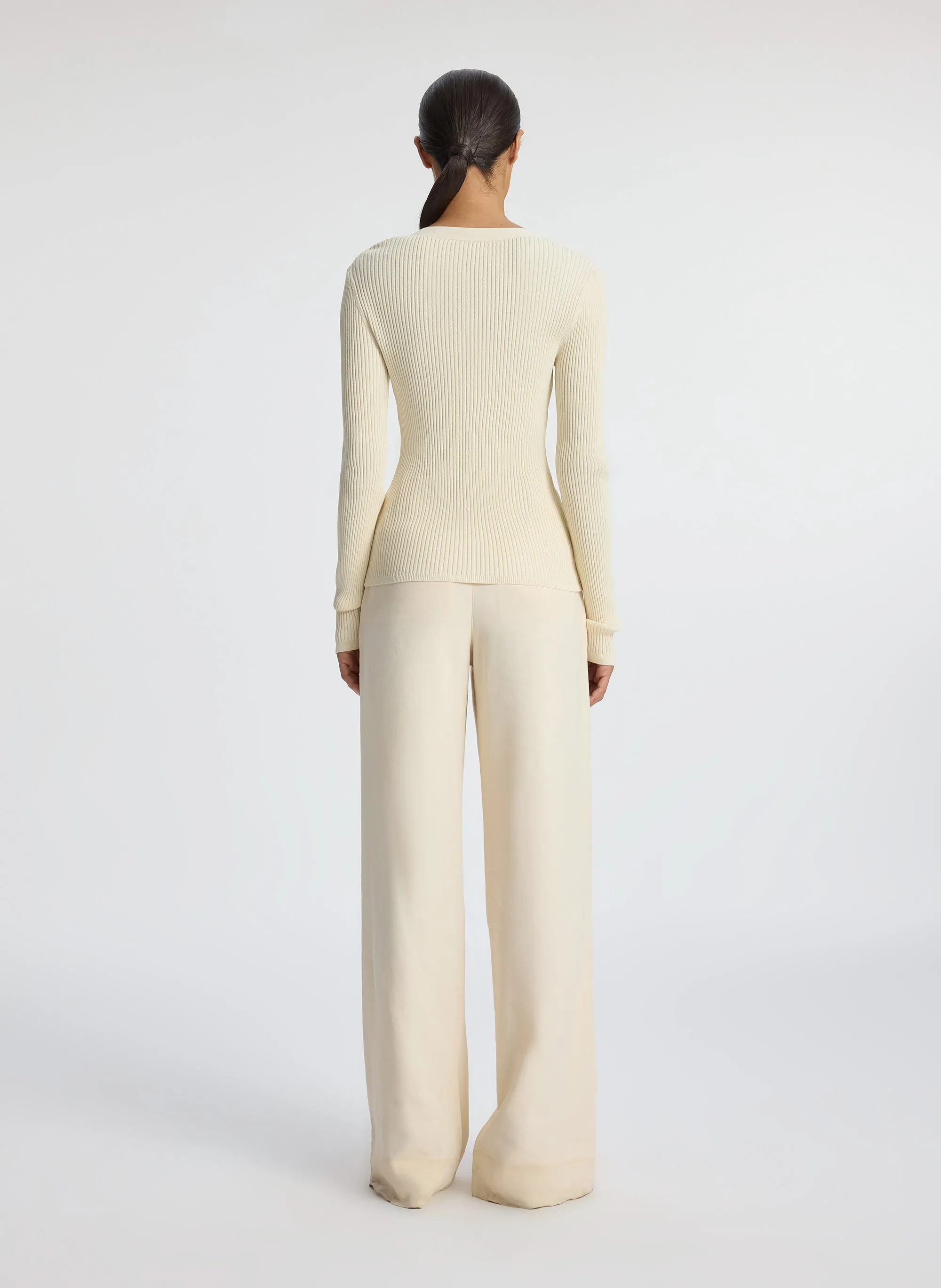 Ren Ribbed Cardigan