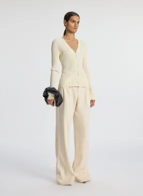 Ren Ribbed Cardigan