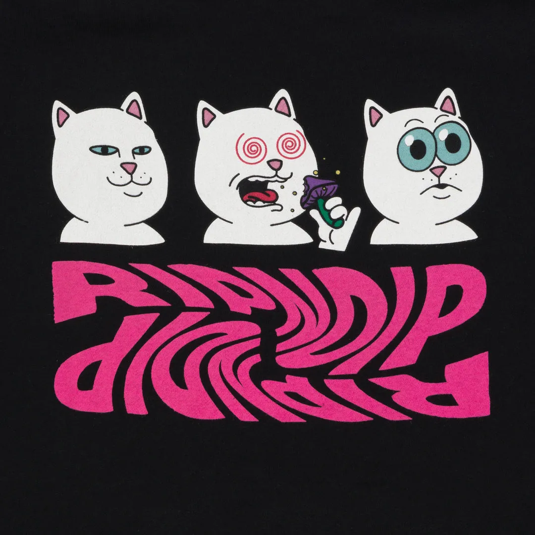 RIPNDIP SHROOM DIET HOODIE-BLACK