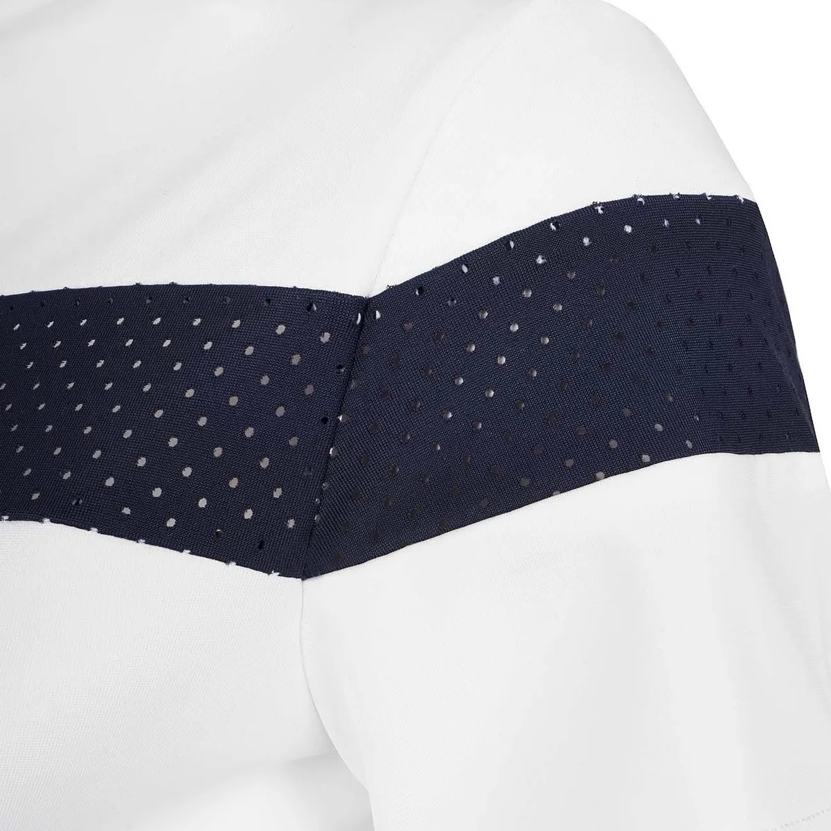 SHORT-SLEEVED COMPETITION POLO EQUILINE GLORIA Women White