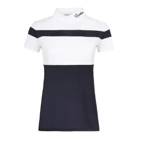 SHORT-SLEEVED COMPETITION POLO EQUILINE GLORIA Women White