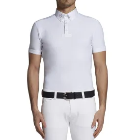 SHORT SLEEVED POLO WITH BUTTONS PORTOFINO VESTRUM BIANCO Men White
