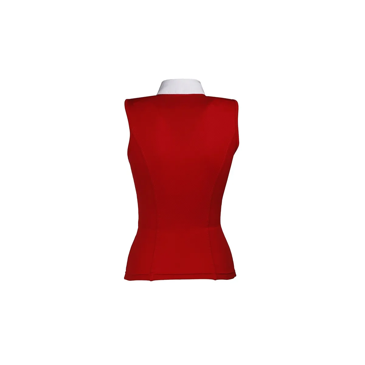 SLEEVELESS PIQUET COMPETITION POLO BOMBAY ANIMO Women Vived Red