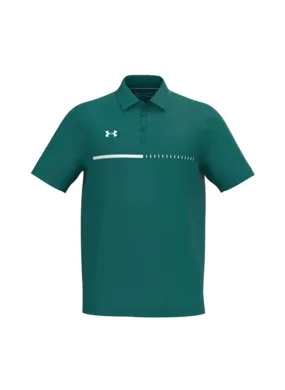 Teal / White Men&#x27;s Under Armour Title Polo 1370359