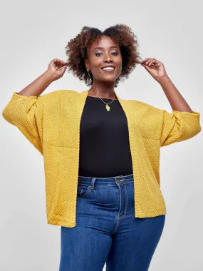 The Fashion Frenzy Kimono Cardigan - Yellow