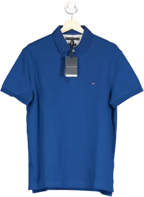 Tommy Hilfiger Slim Fit Polo Shirt In Anchor Blue UK M