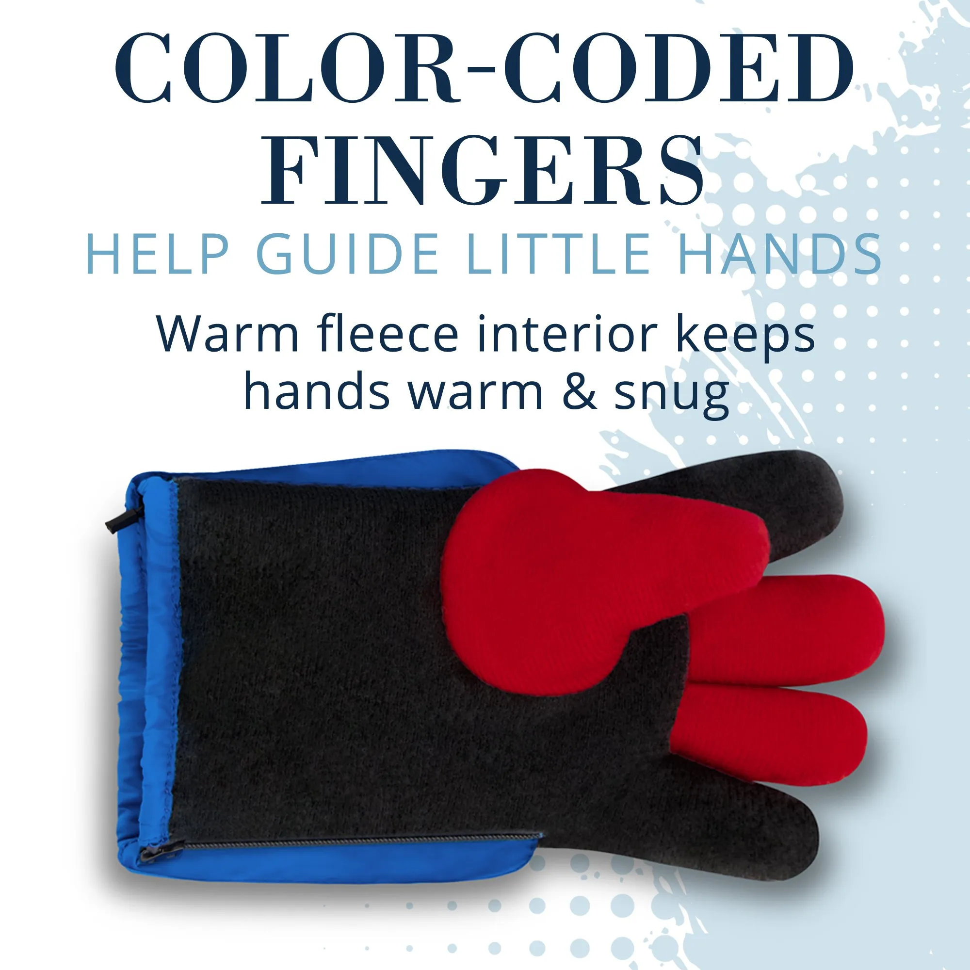 Winter & Ski Glove powered by ZIPGLOVE TECHNOLOGY | Navy