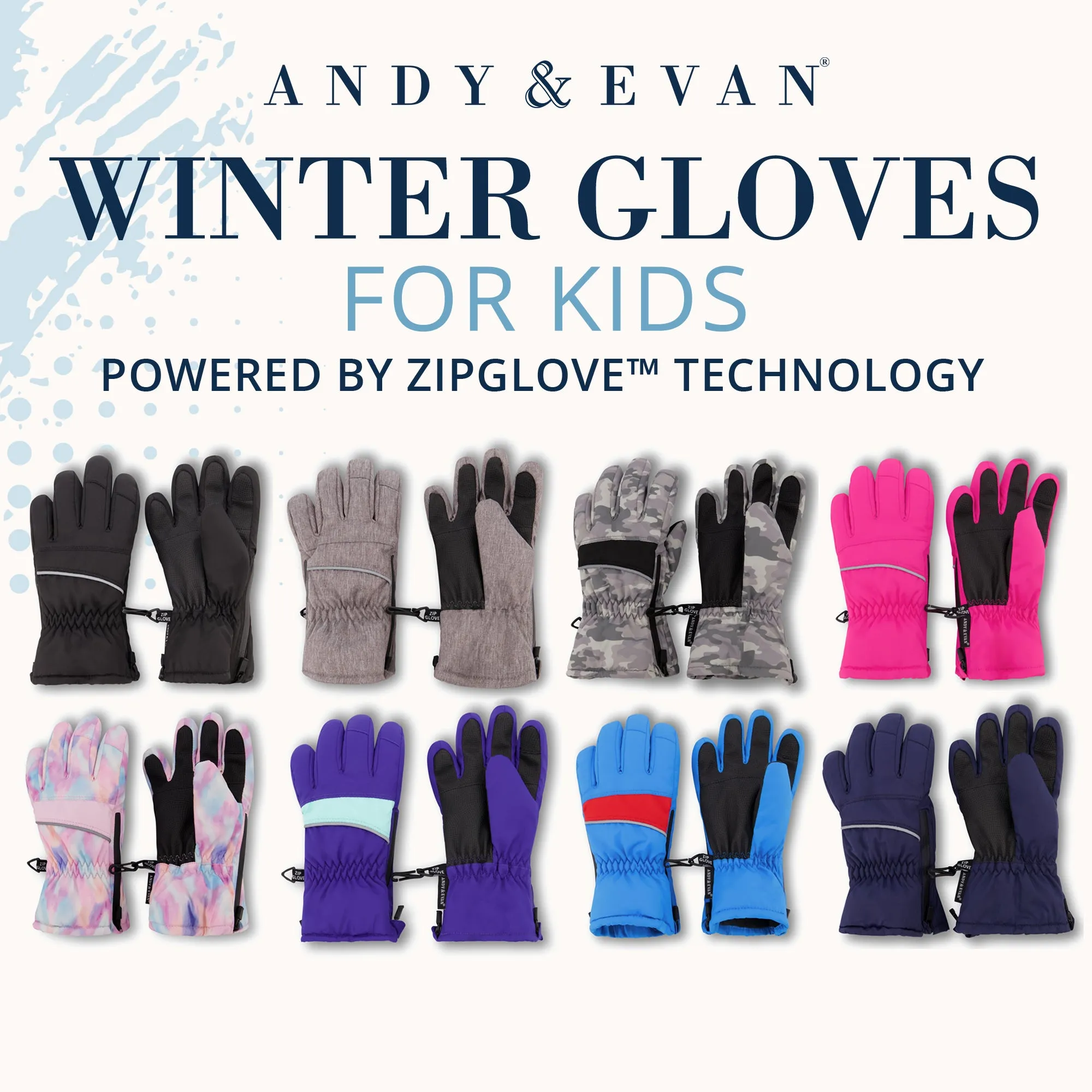 Winter & Ski Glove powered by ZIPGLOVE TECHNOLOGY | Navy
