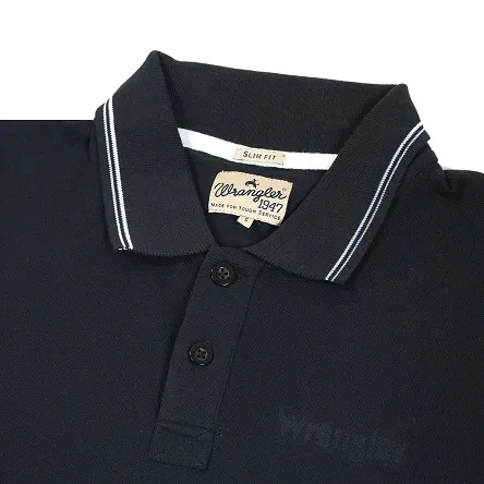 Wrangler polo m/l uomo colore nero